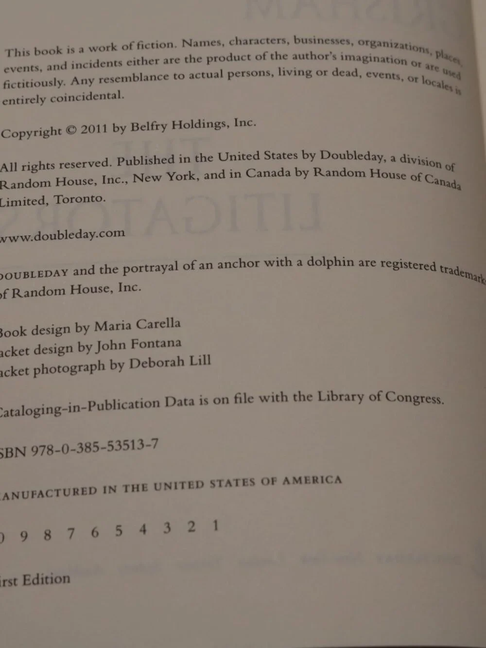 N/A john grisham